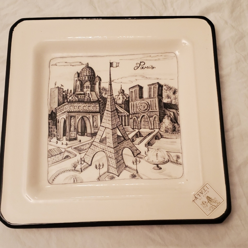 Paris decorative plate